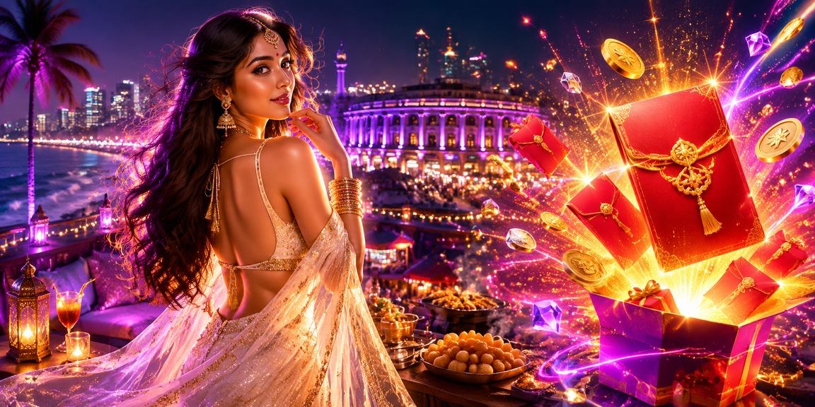 Delhi Connaught Place cricket betting center with red envelope bonus signs