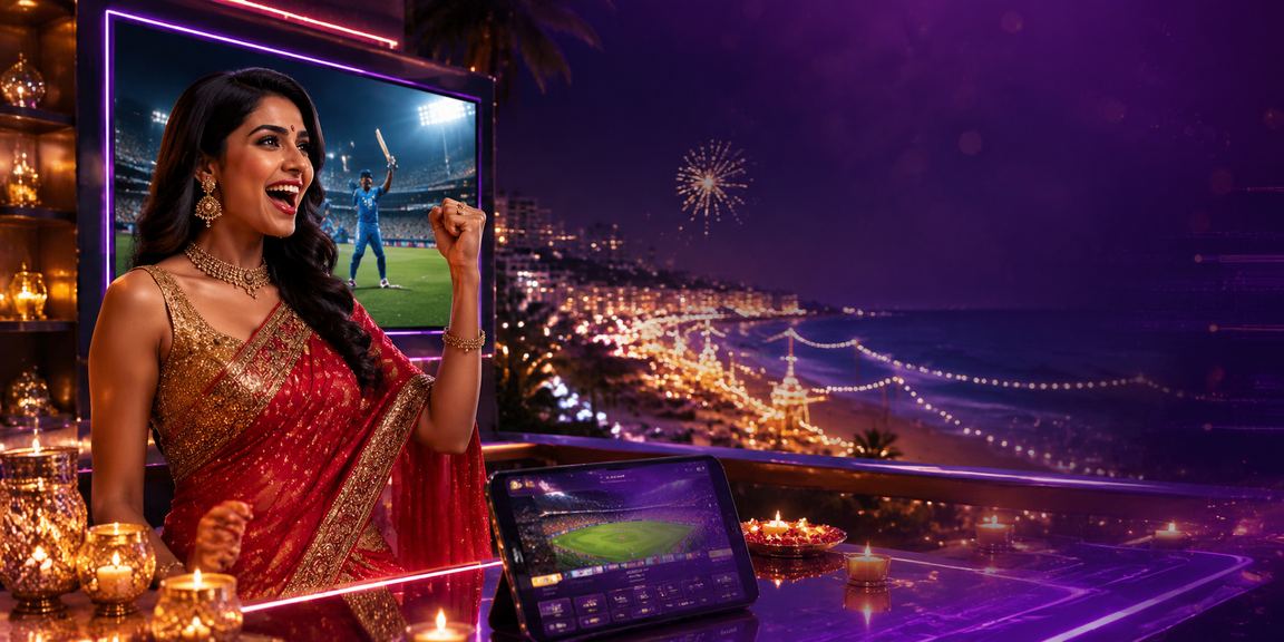 Indian female playing casino games on mobile